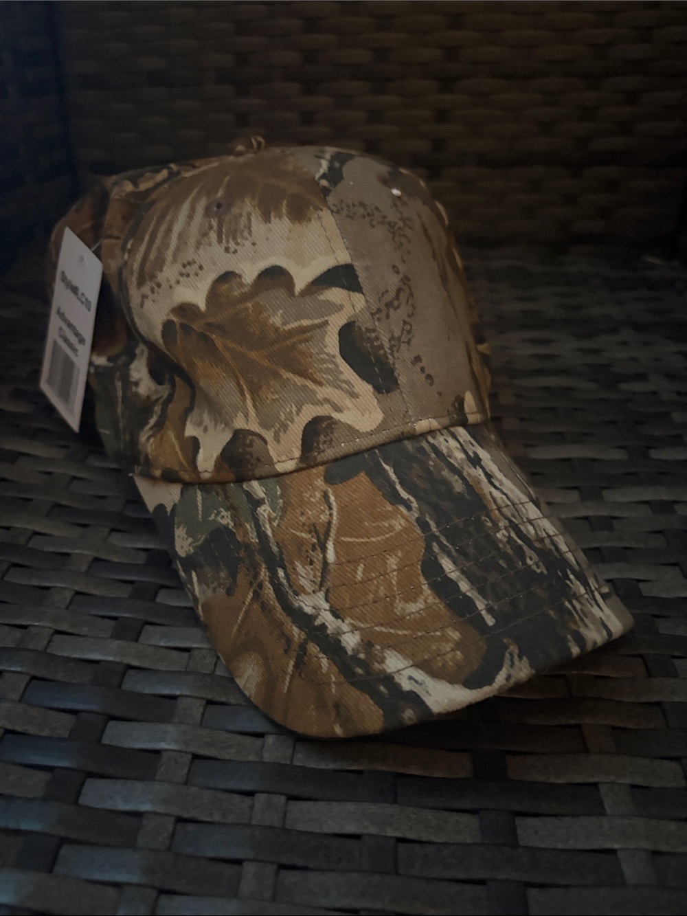 Men's Camouflage Baseball Cap - Brown/Green Camo